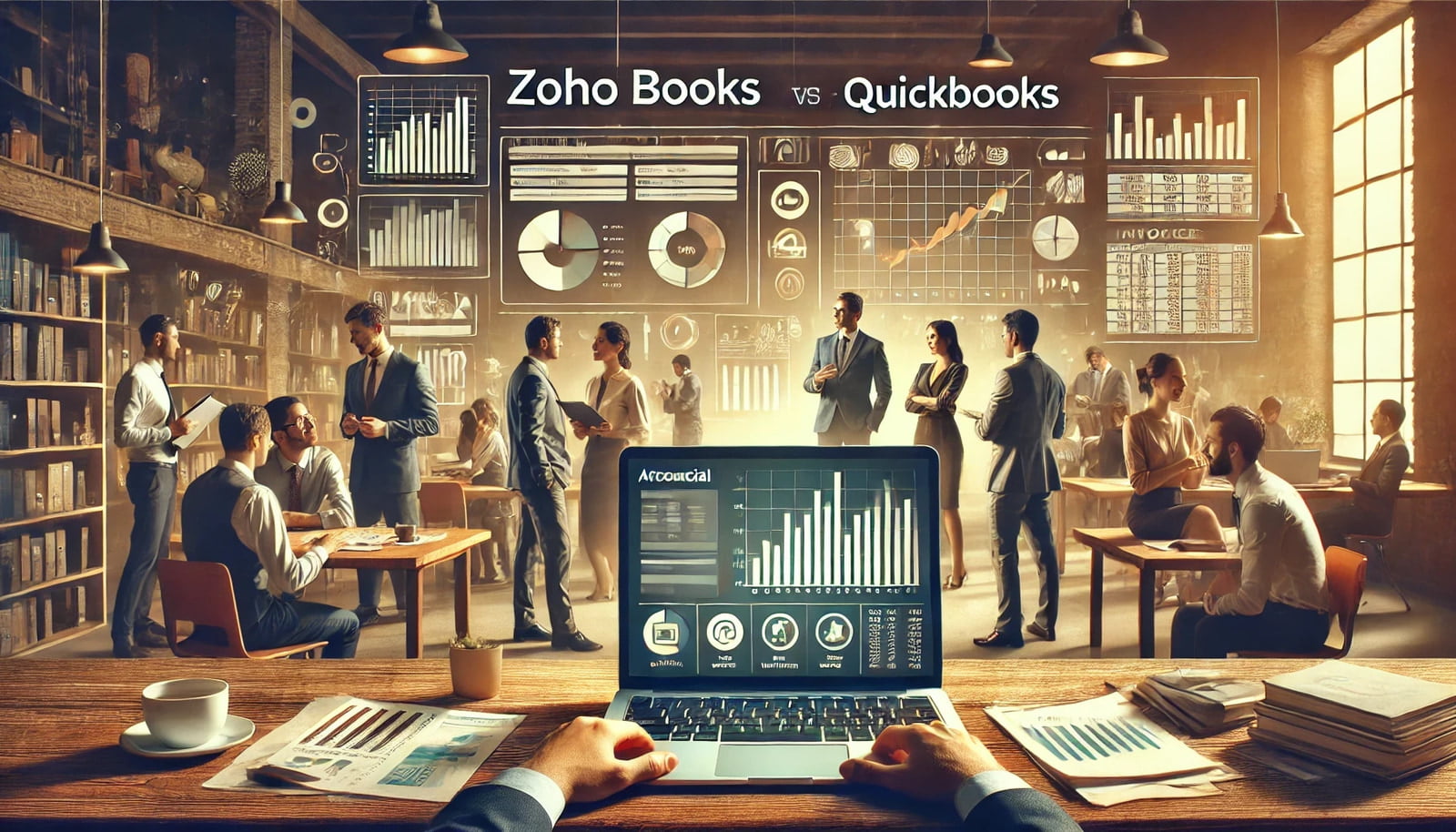 Why You Should Switch to Zoho Books Over QuickBooks:    A Comparison for Small Businesses